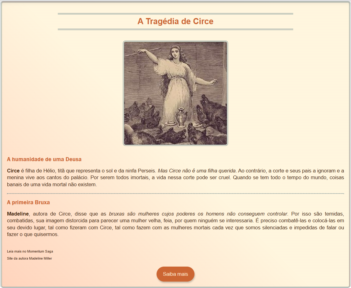 Circe Website